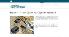 Desktop Screenshot of hunterseptictankjax.com